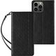 Hurtel Magnet Strap Case etui Samsung Galaxy S23 Ultra pokrowiec z klapką portfel mini smycz podstawka czarne 12741403 9145576271315
