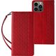 Hurtel Magnet Strap Case etui Samsung Galaxy S23+ pokrowiec z klapką portfel mini smycz podstawka czerwone 12741404 9145576271292