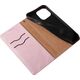 Hurtel Magnet Strap Case etui Samsung Galaxy S23+ pokrowiec z klapką portfel mini smycz podstawka różowe 12741406 9145576271308