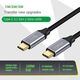 Kabel USB T-Phox USB-C - USB-C 1 m Czarny 12744646 6974670441897