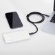 Powerbank Wozinsky Wozinsky PowerBank 10000mAh 2xUSB Biały LED Lekki WPBWE1 12753653 5907769307577