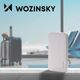 Powerbank Wozinsky Wozinsky PowerBank 10000mAh 2xUSB Biały LED Lekki WPBWE1 12753653 5907769307577