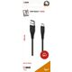 Kabel USB 2GO 2GO USB Ladekabel - schwarz - 100cm für USB Type-C 12773637 4010425972819