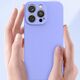 Hurtel Silicone case etui Samsung Galaxy A14 5G / Galaxy A14 silikonowy pokrowiec miętowozielone 12781514 9145576273111