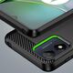 Hurtel Carbon Case etui Motorola Moto E13 elastyczny silikonowy karbonowy pokrowiec czarne 12814673 9145576274682