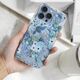 RIFLE PAPER CLEAR - ETUI IPHONE 13 PRO (GARDEN PARTY BLUE) 12814844 840171706475