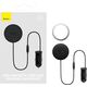 Baseus Magnetyczny uchwyt samochodowy Baseus CW01 do kratki z ładowarką USB-C, 15W + 25W (czarny) 12854165 6932172629441