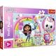 Trefl Puzzle 24el Maxi Wesoła Gabi. Koci Domek Gabi 14353 Trefl 12857306 5900511143539