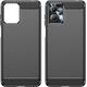 Hurtel Carbon Case etui do Motorola Moto G53 / G13 elastyczny silikonowy karbonowy pokrowiec czarne 12894965 9145576275535