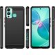 Hurtel Carbon Case etui do Infinix Hot 12 Play NFC / Hot 12 Play elastyczny silikonowy karbonowy pokrowiec czarne 12894974 9145576275429