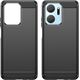 Hurtel Carbon Case etui do Honor Play 40 Plus / Honor X7a elastyczny silikonowy karbonowy pokrowiec czarne 12894981 9145576275399