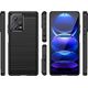 Hurtel Carbon Case etui do Xiaomi Redmi Note 12 Pro+ elastyczny silikonowy karbonowy pokrowiec czarne 12894982 9145576275351