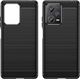 Hurtel Carbon Case etui do Xiaomi Redmi Note 12 Pro+ elastyczny silikonowy karbonowy pokrowiec czarne 12894982 9145576275351