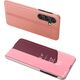 Hurtel Clear View Case etui do Samsung Galaxy A24 4G pokrowiec z klapką różowe 12895002 9145576275955