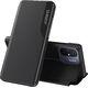 Hurtel Eco Leather View Case etui do Xiaomi Redmi 11A / Poco C55 / Redmi 12C z klapką podstawka czarne 12895023 9145576275740