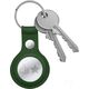 Crong Brelok Crong Leather Case with Key Ring Apple AirTag (zielony) 12895864 5904310702645