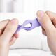 Crong Brelok Crong Silicone Case with Key Ring Apple AirTag (fioletowy) 12895865 5904310702638