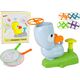 LeanToys Gra Zręcznościowa Złap Frisbee Kaczuszka Katapulta Niebieska 12897060 5905515350792