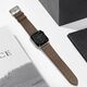 Hurtel Strap Leather skórzany pasek Apple Watch SE, 8, 7, 6, 5, 4, 3, 2, 1 (41, 40, 38 mm) opaska bransoleta ciemnobrązowy 12898178 9145576276266