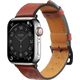 Hurtel Strap Leather skórzany pasek Apple Watch SE, 8, 7, 6, 5, 4, 3, 2, 1 (41, 40, 38 mm) opaska bransoleta czerwony 12898179 9145576276273