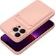 4kom.pl Futerał CARD CASE do IPHONE 14 PRO różowy 12927767 5903396164798