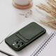 4kom.pl Futerał CARD CASE do IPHONE 14 PRO zielony 12927769 5903396164859