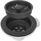 Zlewozmywak GraniteQ JOHNNY 111 GraniteQ zlewozmywak granitowy Pure Carbon 1-komorowy z/o (77x44x18,5), z syfonem black + bateria Kate Pure Carbon + dozownik + Qmata 12945660 5904310996778