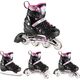 Rolki Nils Extreme NH10905 rekreacyjne regulowane różowe r. 35-38 12966993 5907695520156