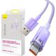 Kabel USB Baseus USB-A - USB-C 2 m Fioletowy (CATS010505) 12994820 6932172629168