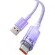 Kabel USB Baseus USB-A - USB-C 2 m Fioletowy (CATS010505) 12994820 6932172629168