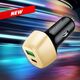 Ładowarka Energizer Energizer Ultimate - Ładowarka samochodowa USB-C & USB-A 38W PD + QC3.0 (Złoty / Czarny) 12996267 3492548233298