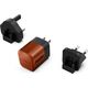 Ładowarka Energizer Energizer Ultimate - Ładowarka sieciowa Multiplug EU / UK / US GaN 20W PD (Walnut burl) 12996270 3492548232222