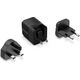 Ładowarka Energizer Energizer Ultimate - Ładowarka sieciowa Multiplug EU / UK / US GaN 20W PD (Czarny) 12996271 3492548231737