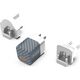 Ładowarka Energizer Energizer Ultimate - Ładowarka sieciowa Multiplug EU / UK / US GaN 38W PD + QC3.0 (Srebrny) 12996275 3492548232239