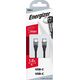 Kabel USB Energizer USB-C - USB-C 1.2 m Czarny (C611CGBK) 12996280 3492548231690