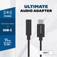 Adapter AV Energizer Energizer Ultimate - Adapter audio USB-C do jack 3,5 mm 11 cm (Czarny) 12996318 3492548231270
