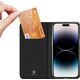 Dux Ducis Etui do iPhone 15 Pro Max pokrowiec z klapką i portfelem Dux Ducis Skin Pro - czarne 13001908 6934913025444