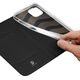 Dux Ducis Etui do iPhone 15 pokrowiec z klapką i portfelem na kartę Dux Ducis Skin Pro - czarne 13001911 6934913025352