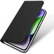 Dux Ducis Etui do iPhone 15 pokrowiec z klapką i portfelem na kartę Dux Ducis Skin Pro - czarne 13001911 6934913025352