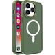 Hurtel Pancerne magnetyczne etui iPhone 14 Plus MagSafe Color Matte Case - zielone 13002284 9145576278796