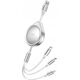 Kabel USB Remax KABEL REMAX DRIP SERIES 15W 3IN1 USB-C/MICRO/LIGHTNING RC-C018 SILVER 13026760 6954851242819