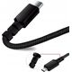 Kabel USB Maclean USB-C - USB-C 1 m Czarny (3) 13026881 5902211130543