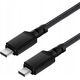 Kabel USB Maclean USB-C - USB-C 1 m Czarny (3) 13026881 5902211130543
