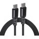 Kabel USB Maclean USB-C - USB-C 2 m Czarny (3) 13026884 5902211130550