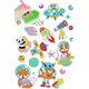 LeanToys Zestaw Naklejek Haft Diamentowy Kosmos Astronauta Mozaika 13030753 5905515354462