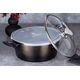 Berlinger Haus GARNEK GRANITOWY 28cm BERLINGERHAUS BH-6606 SHINY BLACK 13060837 5999108415166