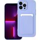 OEM Futerał CARD CASE do IPHONE 13 Pro Max fioletowy 13087912 5903396159527
