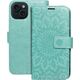 OEM Kabura MEZZO Book do IPHONE 15 mandala zielony 13089206 5903396214417