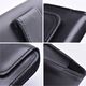 OEM Skórzana uniwersalna kabura pozioma do paska - ROYAL / czarny - Rozmiar 2XL - do SAMSUNG A21s / S20 ULTRA / S21 ULTRA / A70 / A71 / XIAOMI REDMI 9 / HUAWEI P SMART PRO 13089744 5903396200991