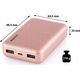 Powerbank GoGEN Power Bank 10 000 mAh Gogen PBMS100001B czarny 13123231 8590393347599